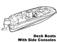 Deck Boat w/ Side Console